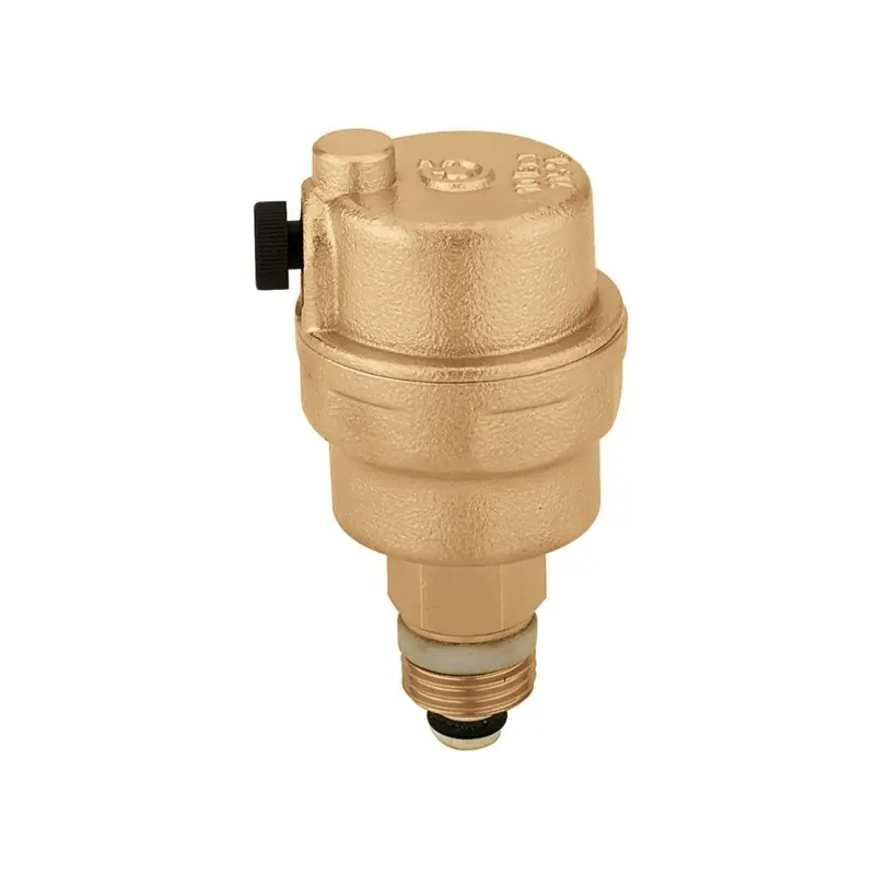 CALEFFI 5025 Robocal Valvola Sfogo Aria Ottone Ø3/8"M Con Intercettazione - 502530