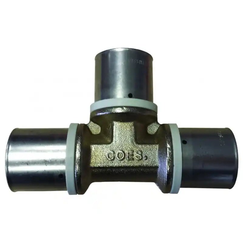 COES COESKLIMA SUPERK Raccordo Tee Intermedio Ø40 Pressare Per Multistrato - FK7PT40X3