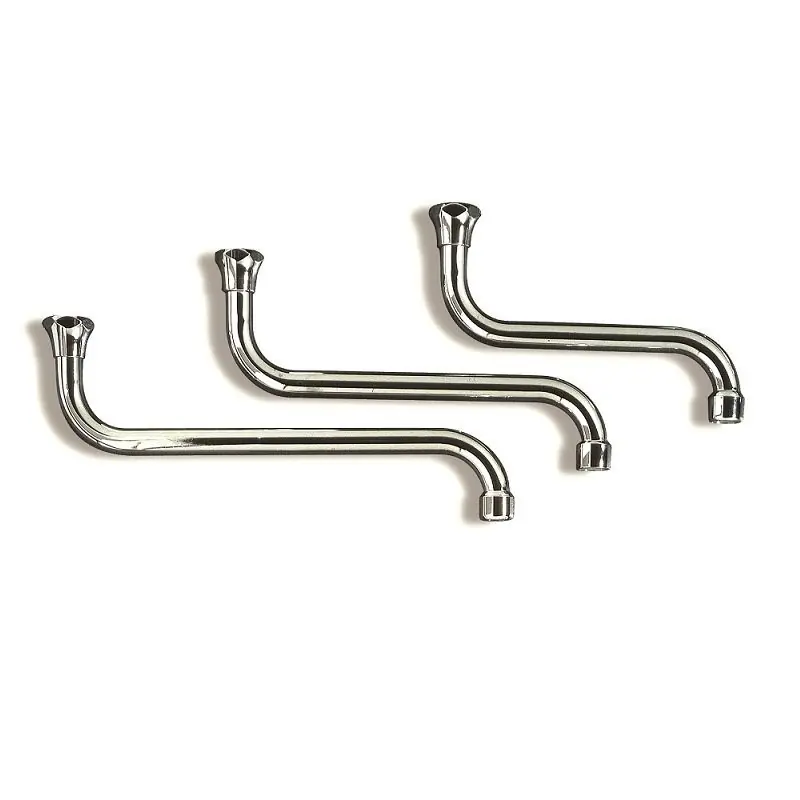 TIRINNANZI Canna Universale Con Rompigetto Ottone Cromato Per Gruppo Lavello L.300mm - 635602OC30