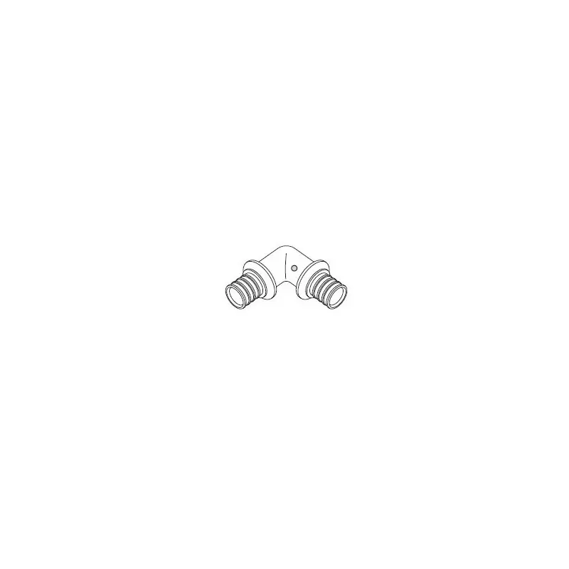 REHAU Rautitan Lx+G Raccordo A Gomito 90° Intermedio Ø32X32 - 13129881001