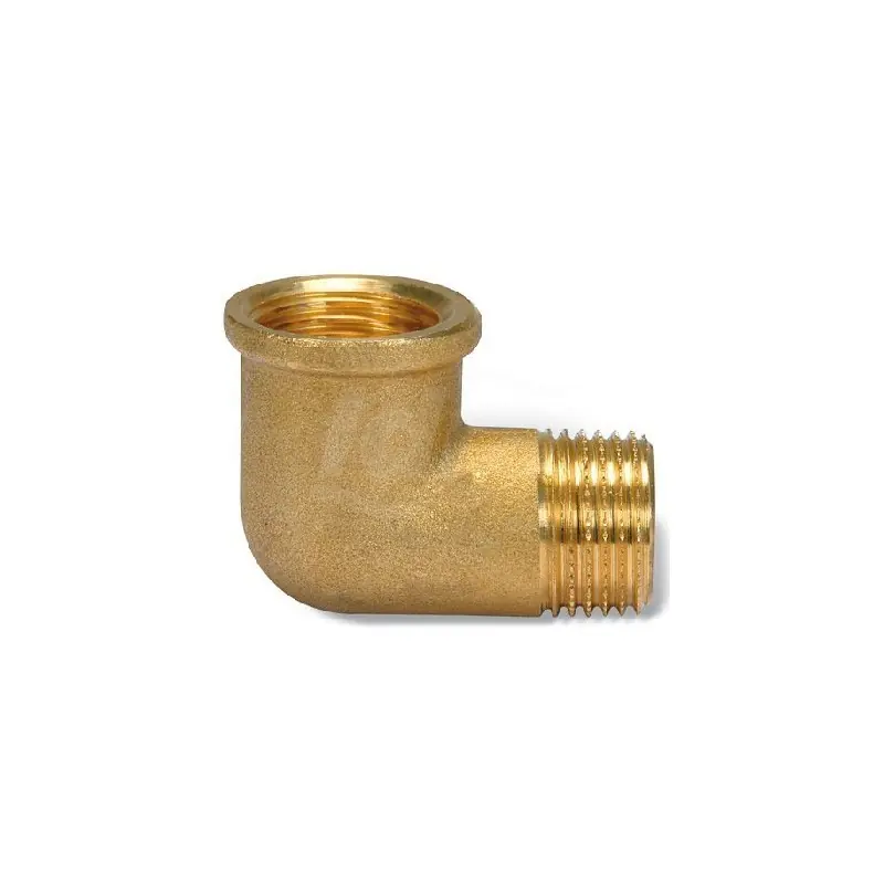 EFFEBI Tof Link 92/Ot Raccordo Curvo 90° Maschio/Femmina Ø1/2" Ottone Giallo - 06409204