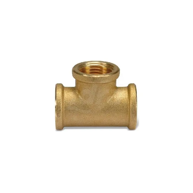 EFFEBI Tof Link 130/Ot Raccordo A Raccordo Tee Femmina Ø1/2" Ottone Giallo - 06413004