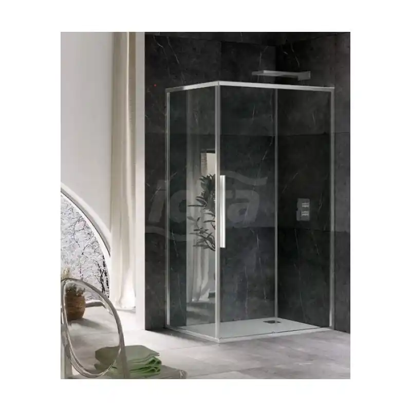 Porta scorrevole Light SF destra, Misure 117-119. Trasparente / brillante - 0102041321