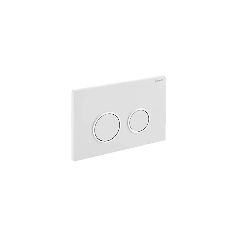 Geberit 115.778.KH.1 Placca di Scarico Sigma 20 con 2 Pulsanti, Grigio 115.778.KH.1
