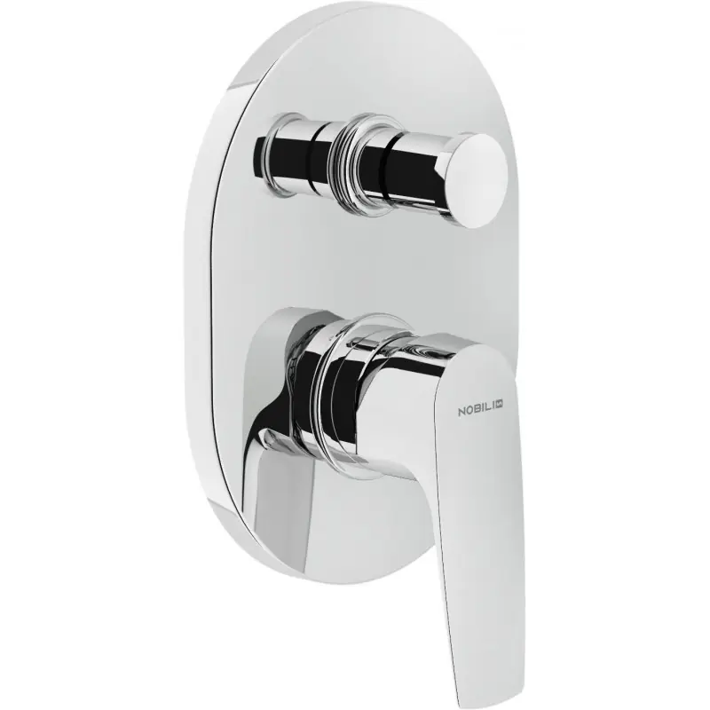 NOBILI NOBI Miscelatore Rubinetto Monocomando Incasso Doccia Con Deviatore, Finitura Cromo NB84100CR