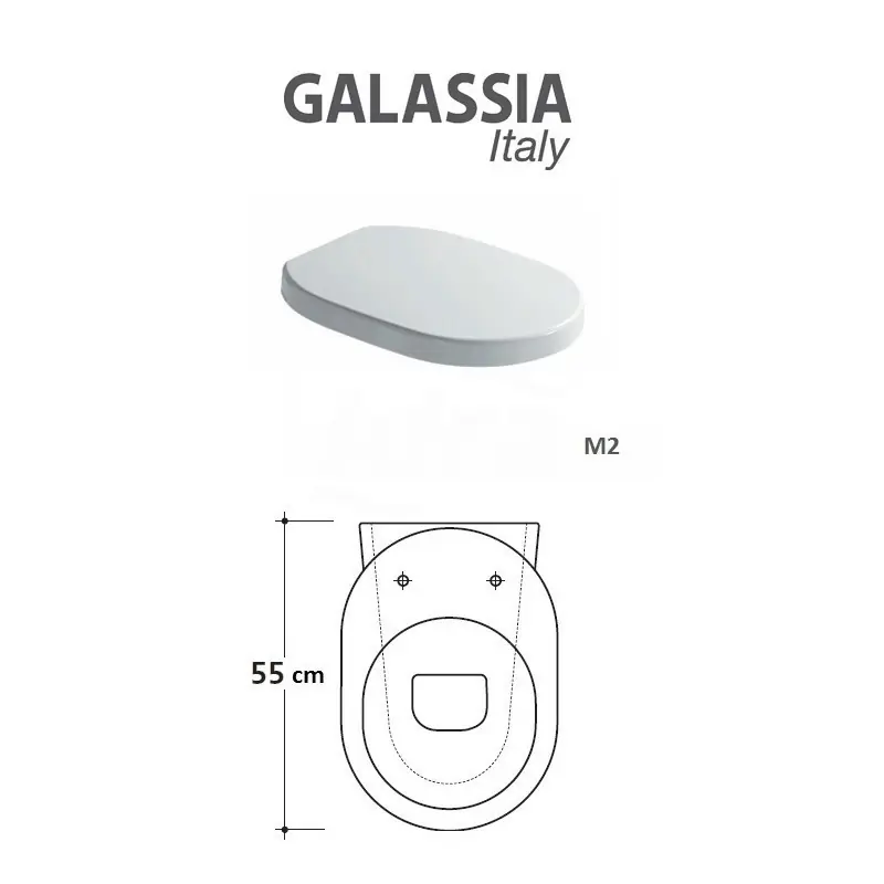 Sedile avvolgente Galassia M2 55x35 cm 5228