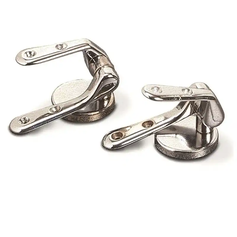 TIRINNANZI Coppia Cerniere Ottone Cromato Per Sedili Wc Con Bullone M6 - 554113OC