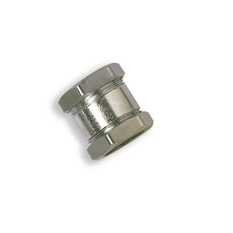 TIRINNANZI Manicotto Ottone Cromato Con Dado E Guarnizione Per Canotto Ø32 - 429800OC32