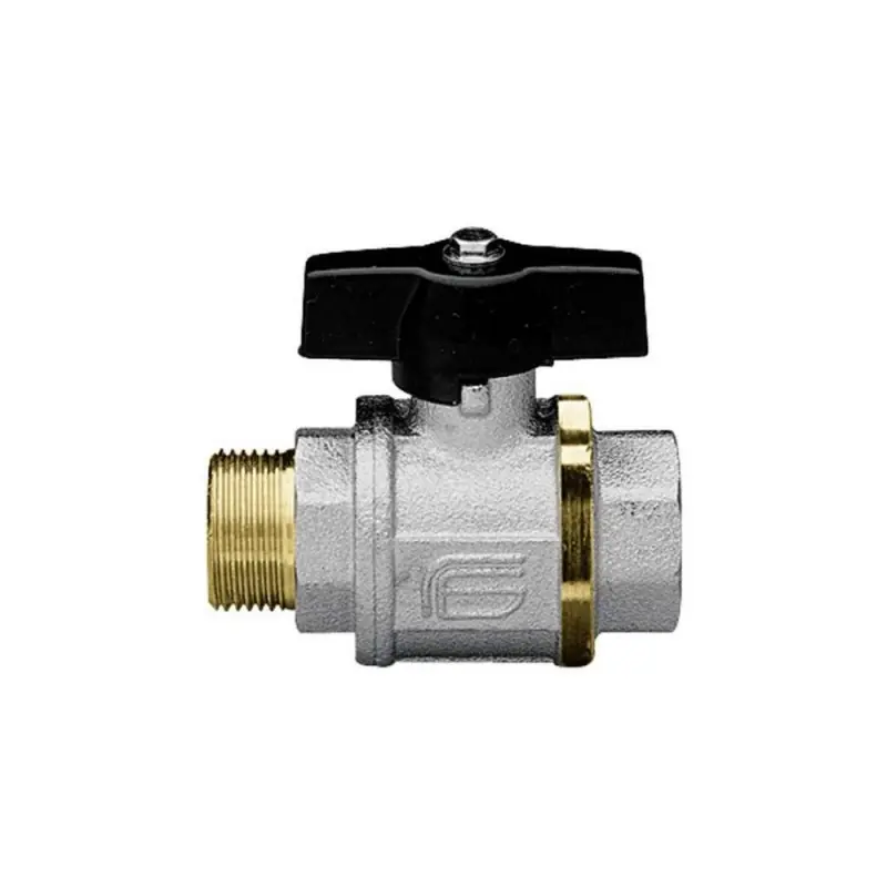 EFFEBI Kosmos 0322 Valvola Sfera Ø3/4" Maschio/Femmina Con Farfalla Alluminio - 0322N405
