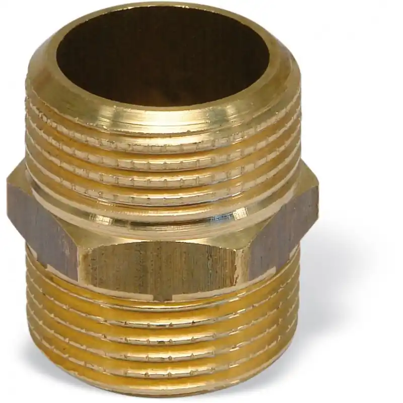 EFFEBI Tof Link 280/Ot Nipple Doppio Maschio/Maschio Ø1.1/4" Ottone Giallo - 06458007