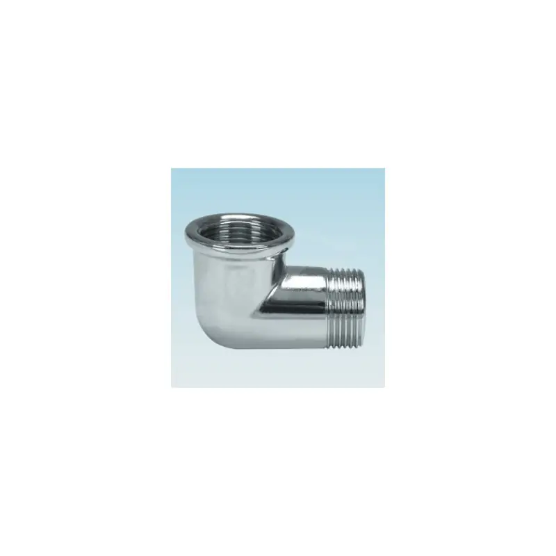 EFFEBI Tof Link 92/Ot Raccordo Curvo 90° Maschio/Femmina Ø3/8" Ottone Cromato - 06409203C