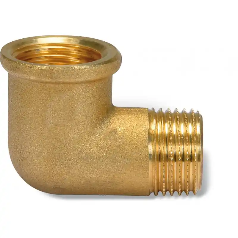 EFFEBI Tof Link 92/Ot Raccordo Curvo 90° Maschio/Femmina Ø3/8" Ottone Giallo - 06409203