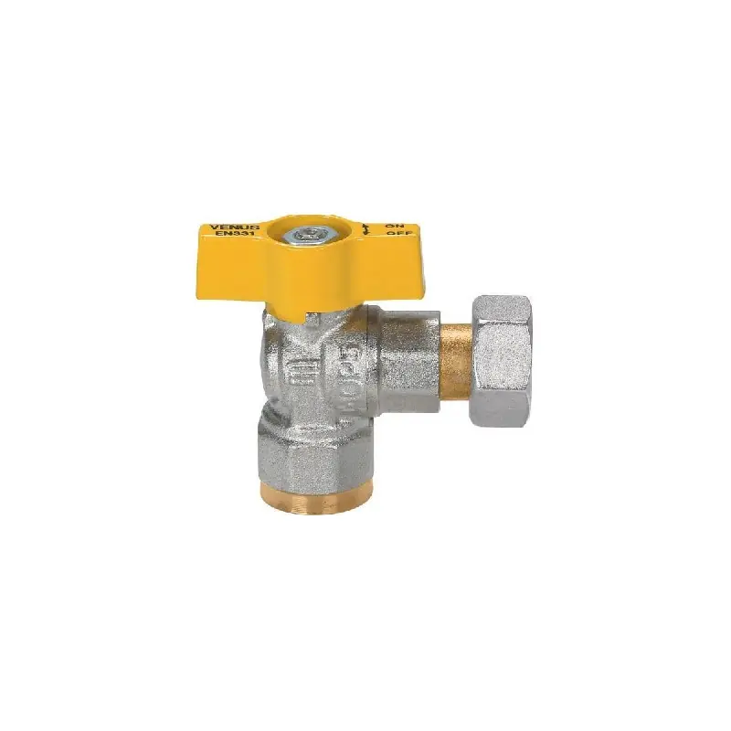 EFFEBI Venus 1076Xg Valvola Squadra Femmina Ø1/2"X3/4" Con Girello - 1076G204XG