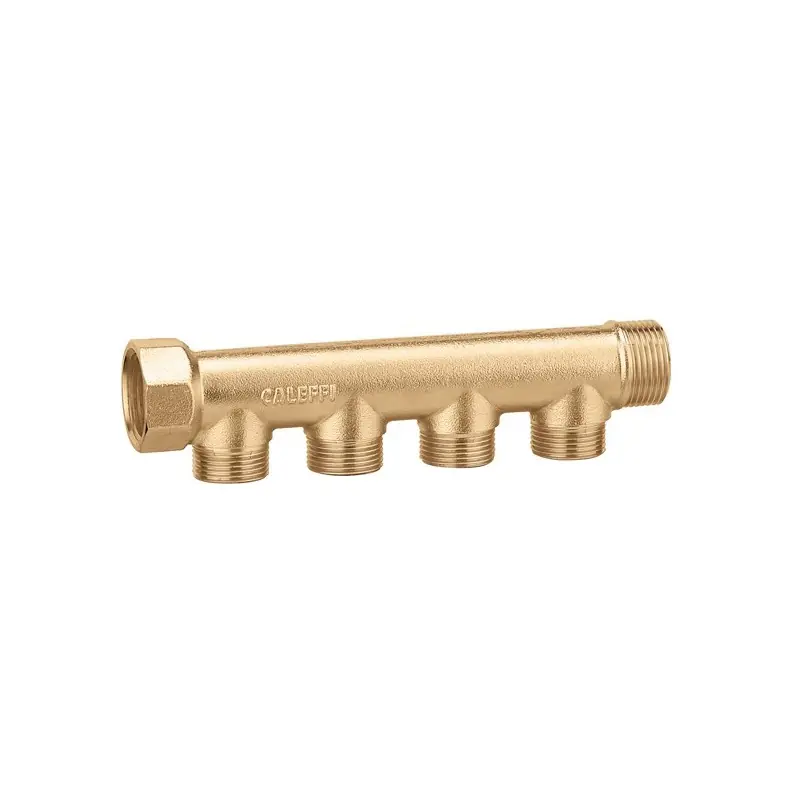 CALEFFI 349 Collettore Semplice Interasse 35 Diam.3/4" 4 Derivazioni Diam.23/1,5M - 349040