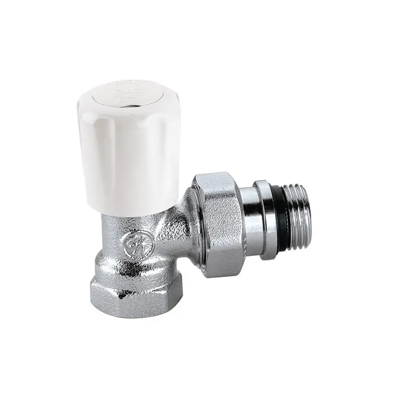 CALEFFI 421 Valvola Termostatizzabile Squadra Ø3/8" Per Ferro Con Preregolazione - 421302