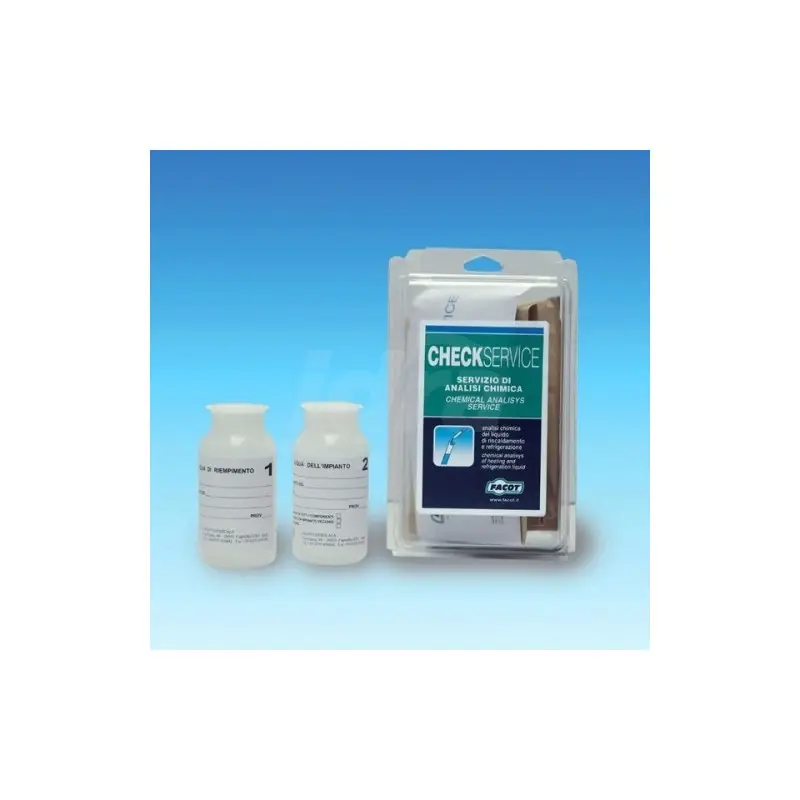 CHECK SERVICE KIT Servizio di analisi chimica del liquido di riscaldamento e refrigerazione SERVKIT0004