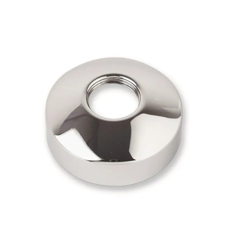 TIRINNANZI Rosone A Scatola Ottone Cromato Ø70 H.25 Con Foro Filetto Ø3/4" - 436602OC