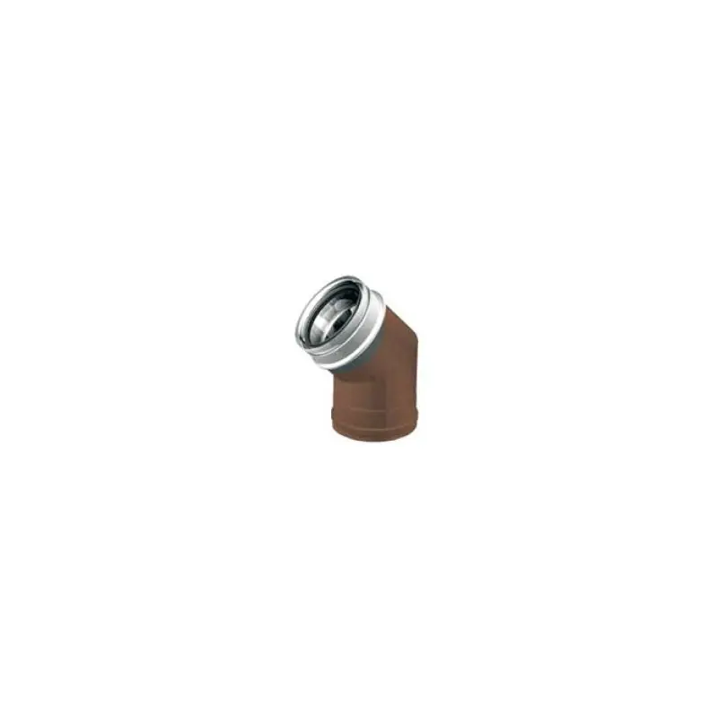 TERMOCOM Curva A 45° Diam.80/100 - 507CDPR080