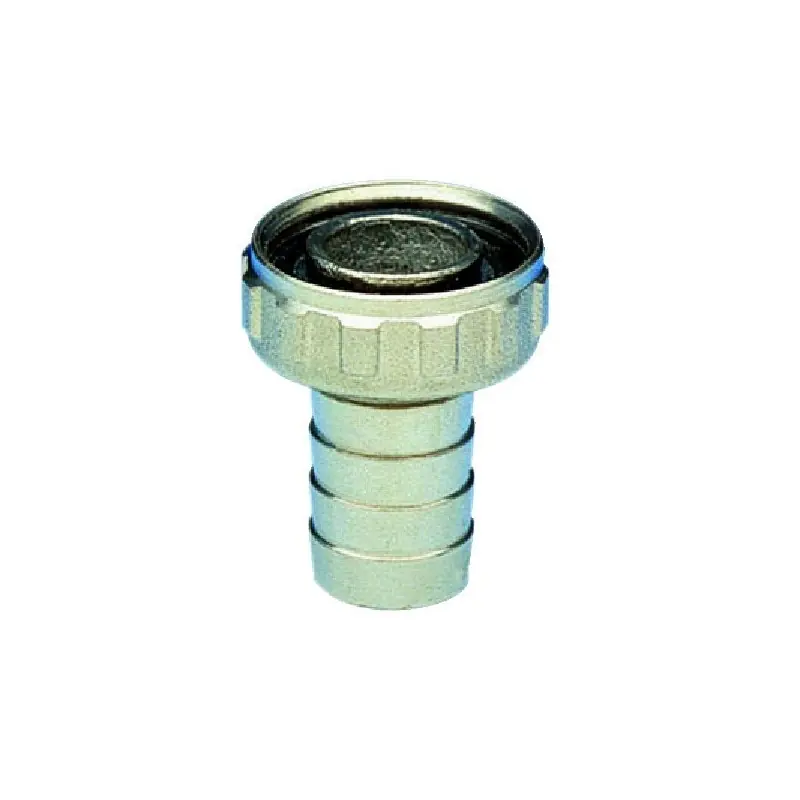 S0083 Portagomma e girello per rubinetto a sfera curvo, nichelato, Misura 1/2 S0083N04