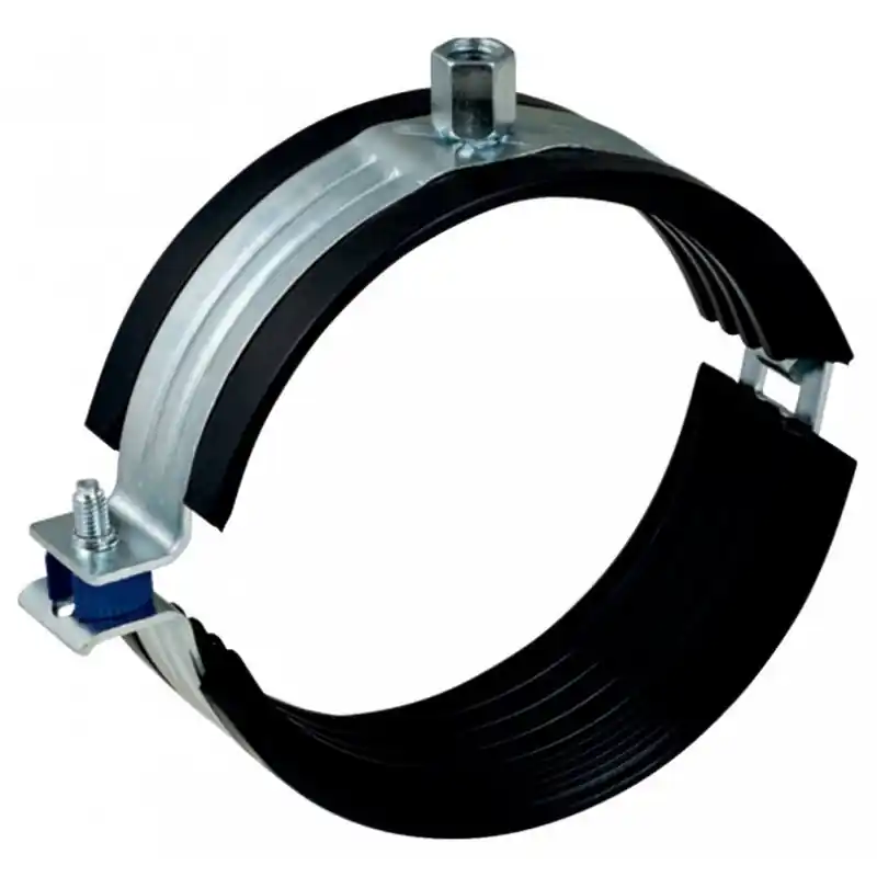 GEBERIT Silent-Pro Collare Isolato Con Dado M8/M10 Ø75 Zincato - 393.399.26.1