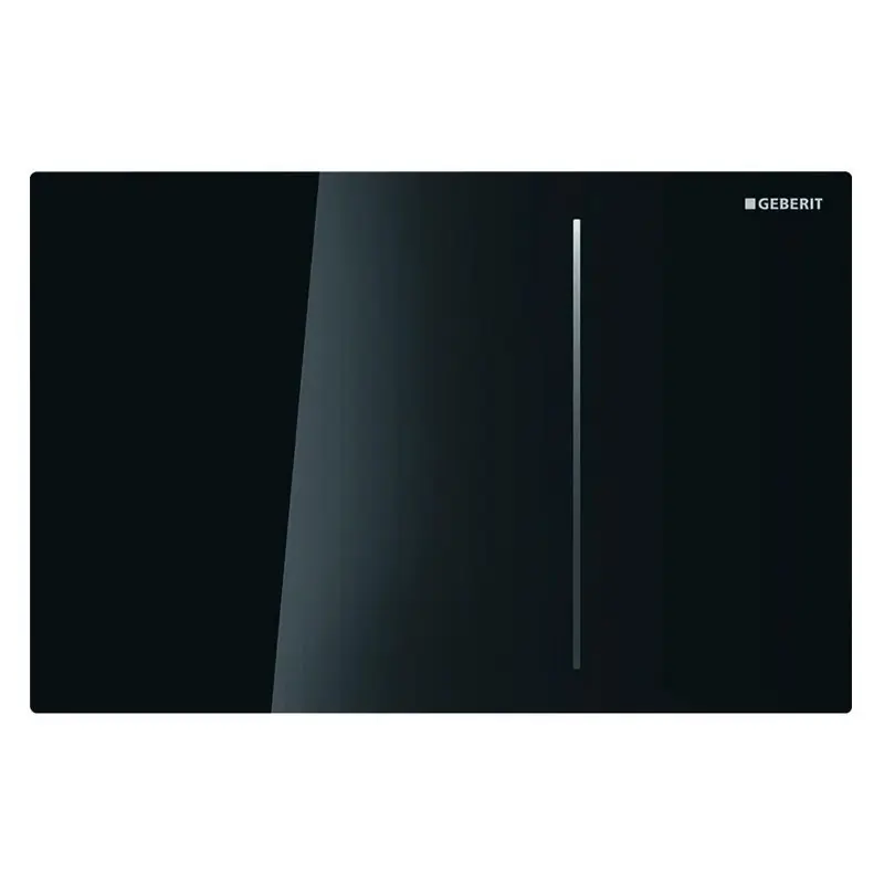 Geberit SIGMA70 placca di comando per risciacquo a due quantità e per cassetta di risciacquo da incasso sigma 8 cm, colore nero 115.625.SJ.1