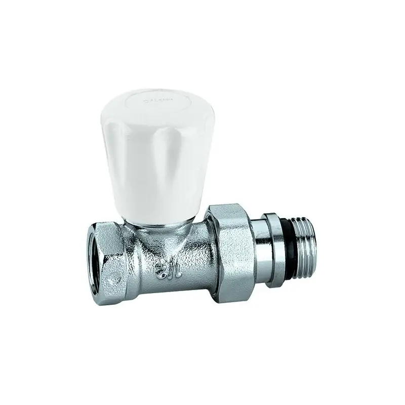 CALEFFI 412 Valvola Manuale Diritta Cromo Ø3/4" Per Ferro - 412503