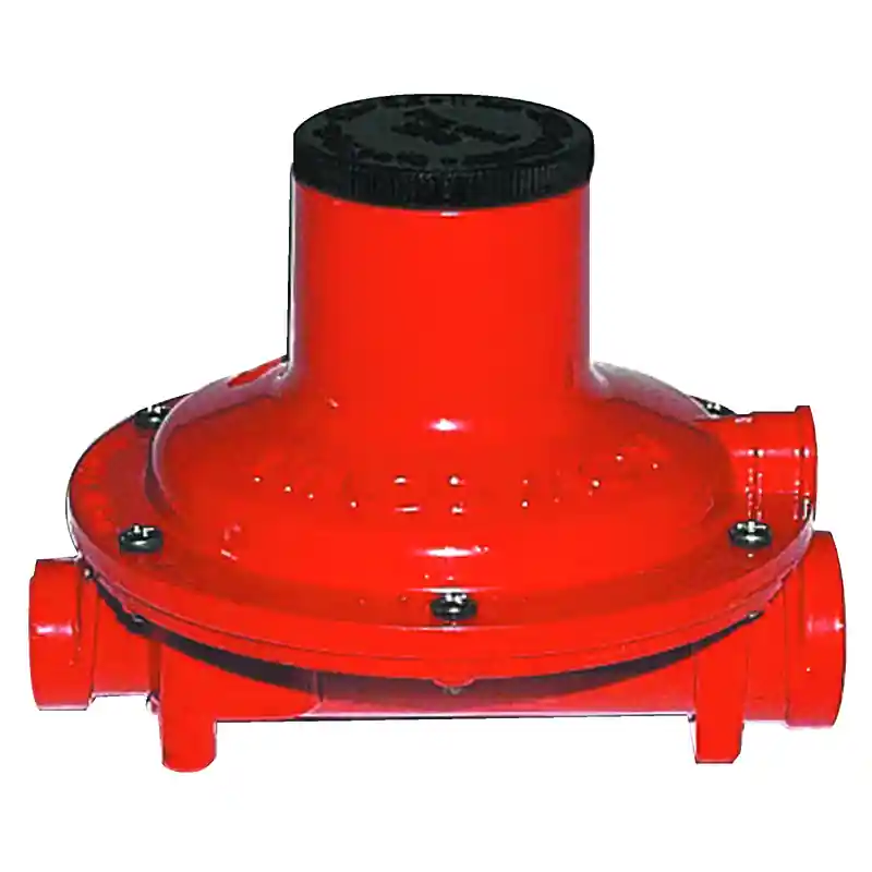 Regolatore bassa pressione con valvola di sicurezza a sfioro incorporata - Portata Kg/h 12 CORPO IN ALLUMINIO - Entrata 1/2"F - Uscita 1/2"F 00000000905