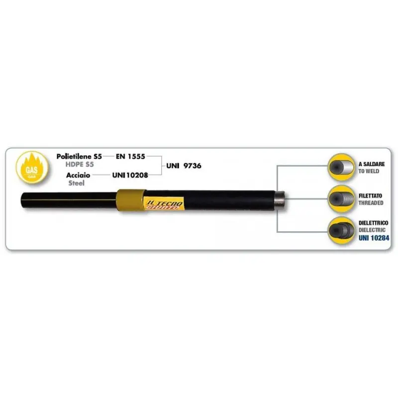 GIUNTO PE/ACC. RIVES. SALD. ø1.1/4"x40 00000020352