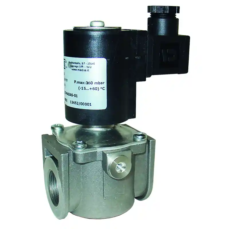 ELETTROVALVOLA PER GAS AUTOMATICA TIPO EVP/NC ø1.1/4"FF 360Mbar 00000050394