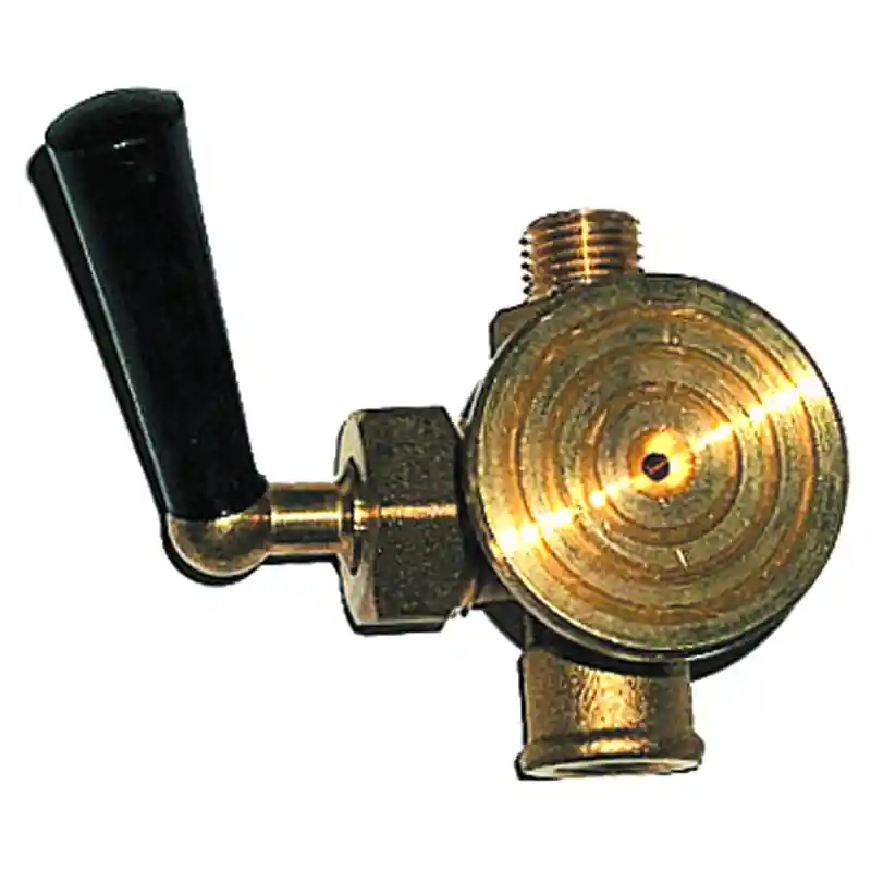 RUBINETTO PORTAMANOMETRO A PULSANTE PN10 / A TRE VIE ISPESL - 3 vie - Ø 1/4" 00000R02978
