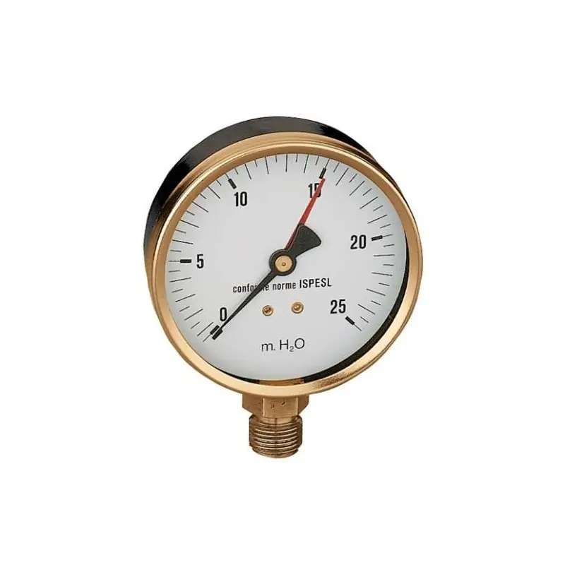 CALEFFI 689 Idrometro Attacco Radiale Ø3/8" 0÷16Mca Inail - 689016