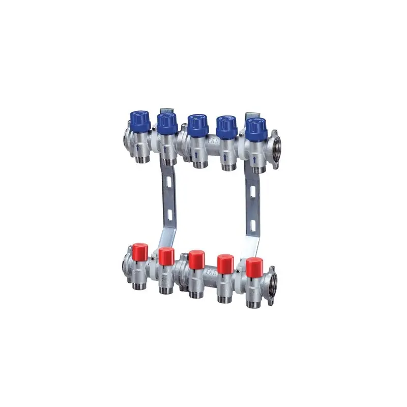 FAR 3916 Collettore Premontato Flangiato Diam.1" Femmina Femmina 11 Derivazioni Con Staffe 7480 - 3916 111