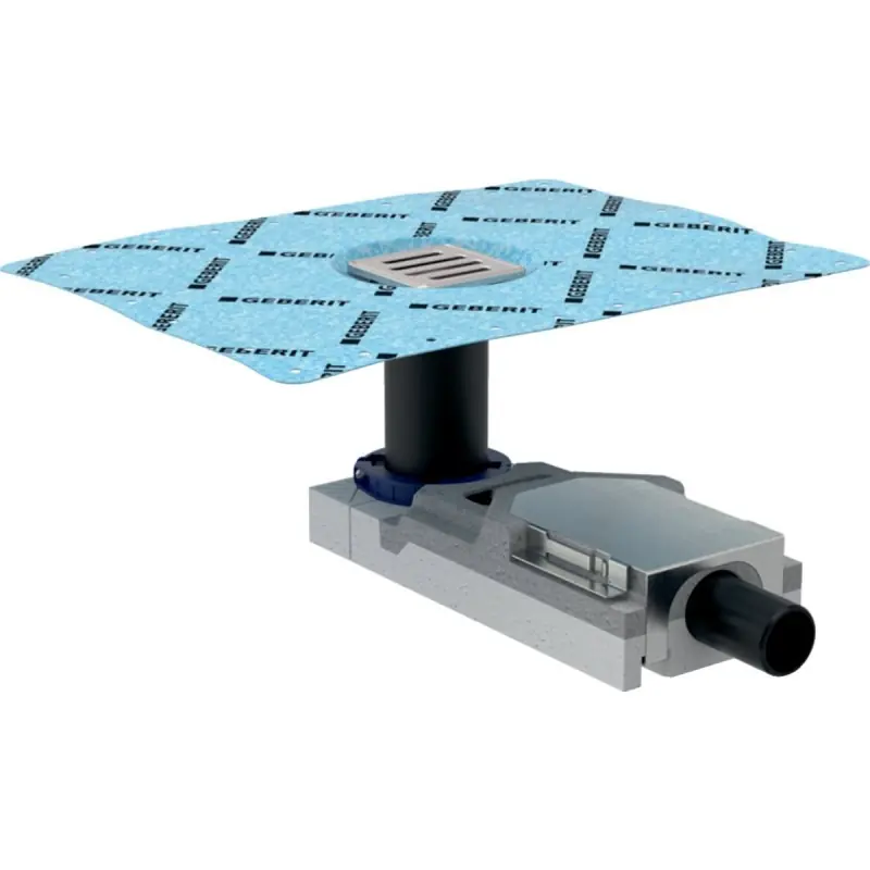 GEBERIT Sifone Per Docce A Filo Pavimento Modello Ristrutturazione - 154.052.00.1