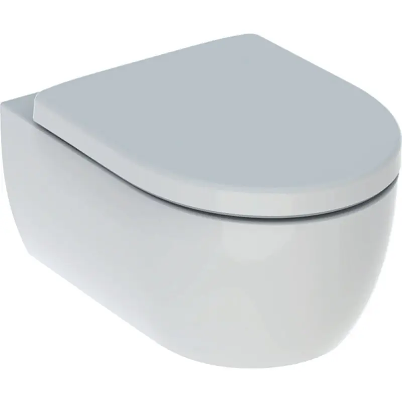 GEBERIT ICON WC Sospeso con Sedile Bianco, Installazione Semplice e Veloce - 500.813.00.1