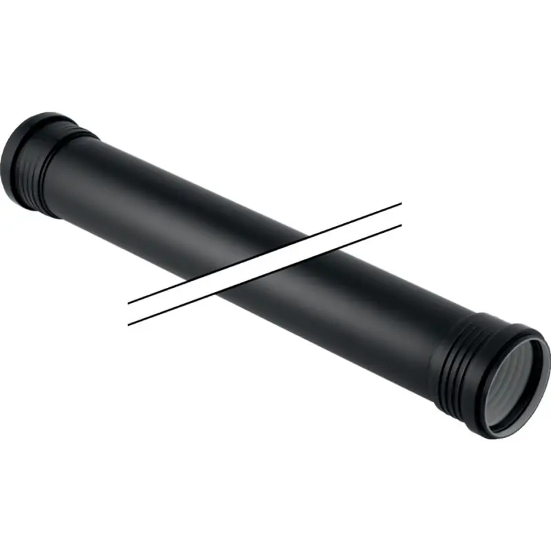 GEBERIT Silent Pp Tubo Gtdm Con 2 Bicchieri Ø75Xl.1500Mm - 390.312.14.1