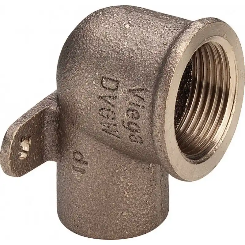 VIEGA 94472G Gomito Fr Con Flangia Ø12X1/2"Femmina In Bronzo A Saldare - 103965