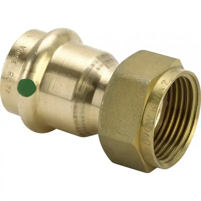 VIEGA 2263 Raccordo Diritto Con Girello Ø22X1"Femmina In Bronzo A Pressare - 265687