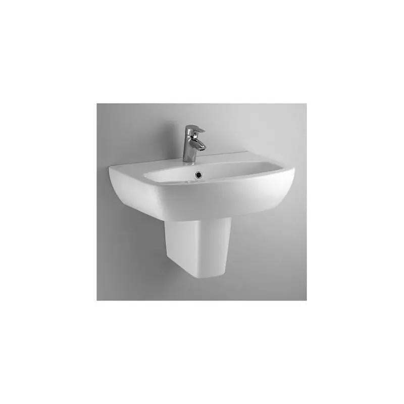 MIA semicolonna per lavabo bianco J437000