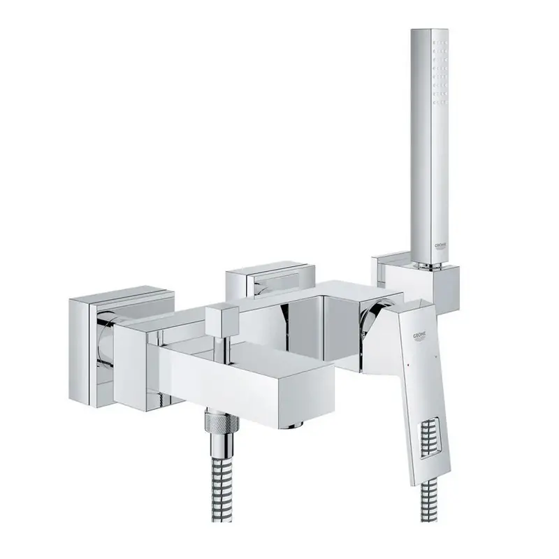 GROHE EUROCUBE Miscelatore Monocomando Vasca/Doccia Con Dotazione Doccia, Finitura Cromo 23141000