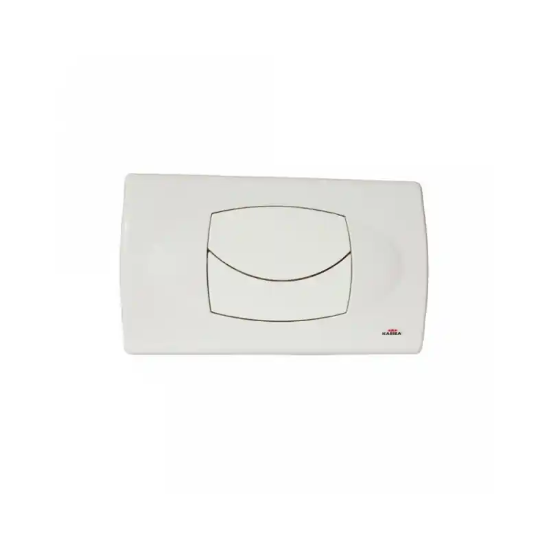 Placca duo bianca due tasti serie biblo 306200