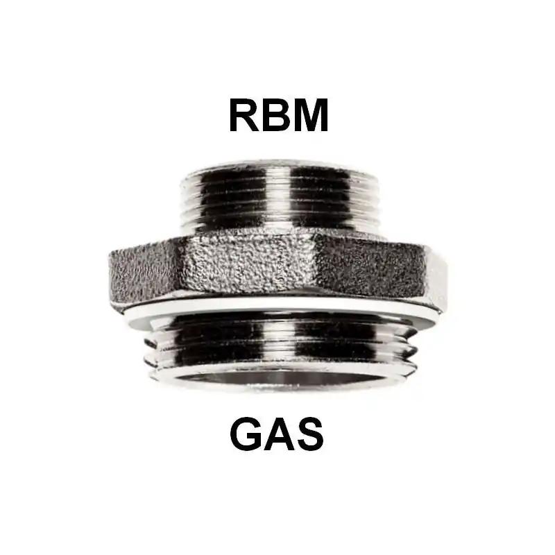 RBM 57.B Attacco Di Testa Diam.1"Mm Per Raccordo Tubo Rame/Pe - 00570600