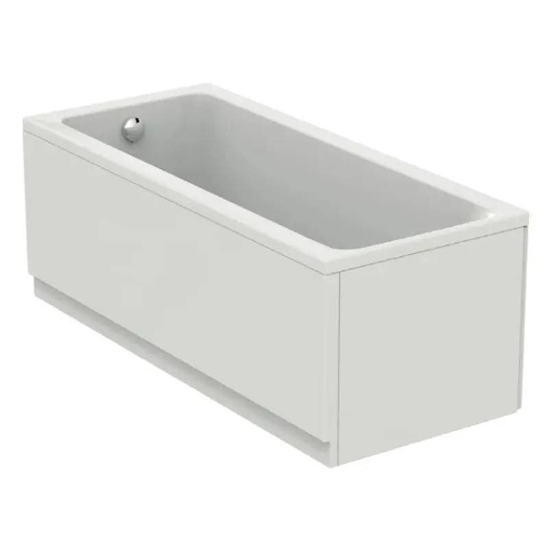 IDEAL STANDARD Connect Air Vasca Rettangolare - L.160 P.70 cm, Con Telaio, Colonna e Pannelli, Colore Bianco - T361601
