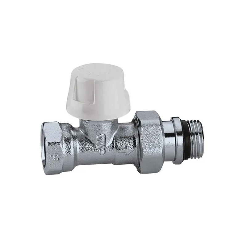 CALEFFI 221 Valvola Termostatica Diritta Cromo Ø3/8" Per Ferro - 221302
