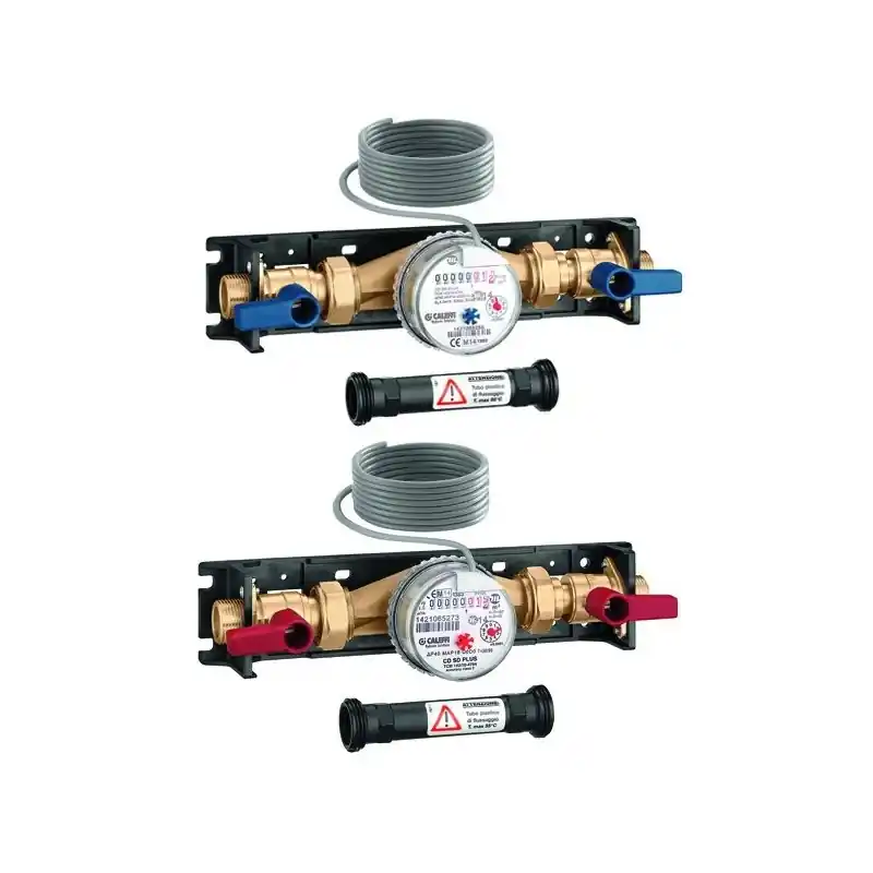 CALEFFI 7000 Contatore Acqua Fredda Sanitaria Con Valvola Ø3/4" Impulsiva - 700053