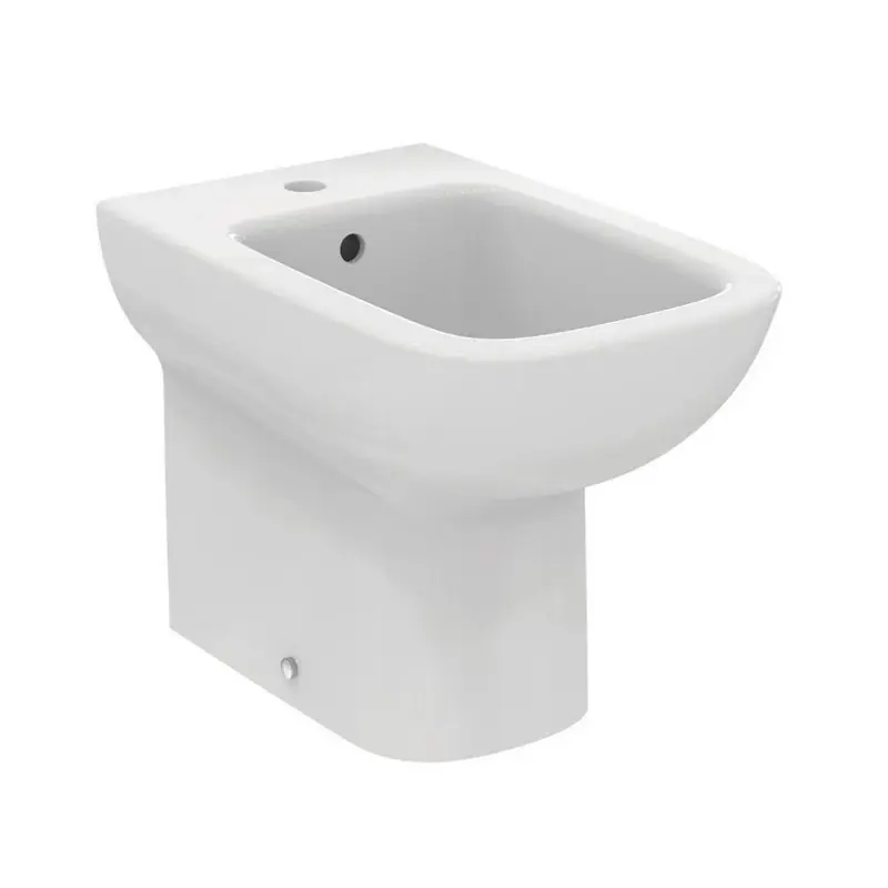 IDEAL STANDARD i.life A Bidet a Terra Monoforo - Fissaggi a Pavimento, Vitreous China, Finitura Bianco Lucido - T452601