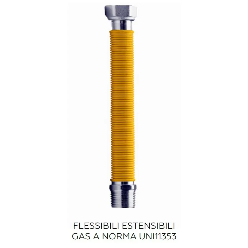 Flessibile estensibile LEOGAS DN15 MF12 UNI11353 200-400mm F0001-00132
