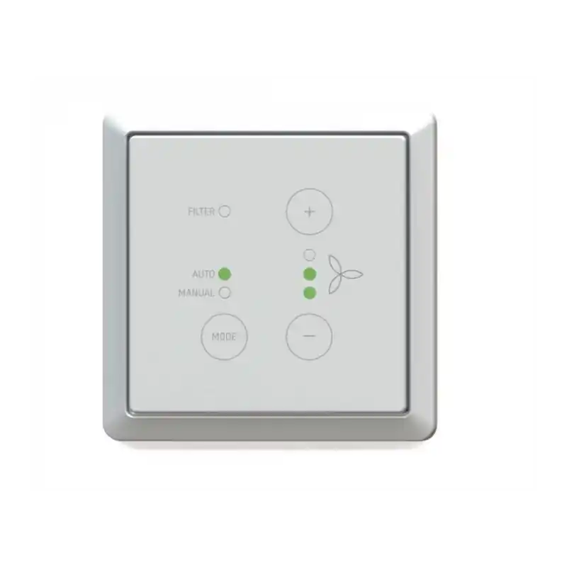 ComfoSwitch C67 Comando per regolazione ComfoNet per Comfoair Q 350/450/600 - incasso in scatola di derivazione elettrica 502 oppure tonda diametro 65 mm 655010250
