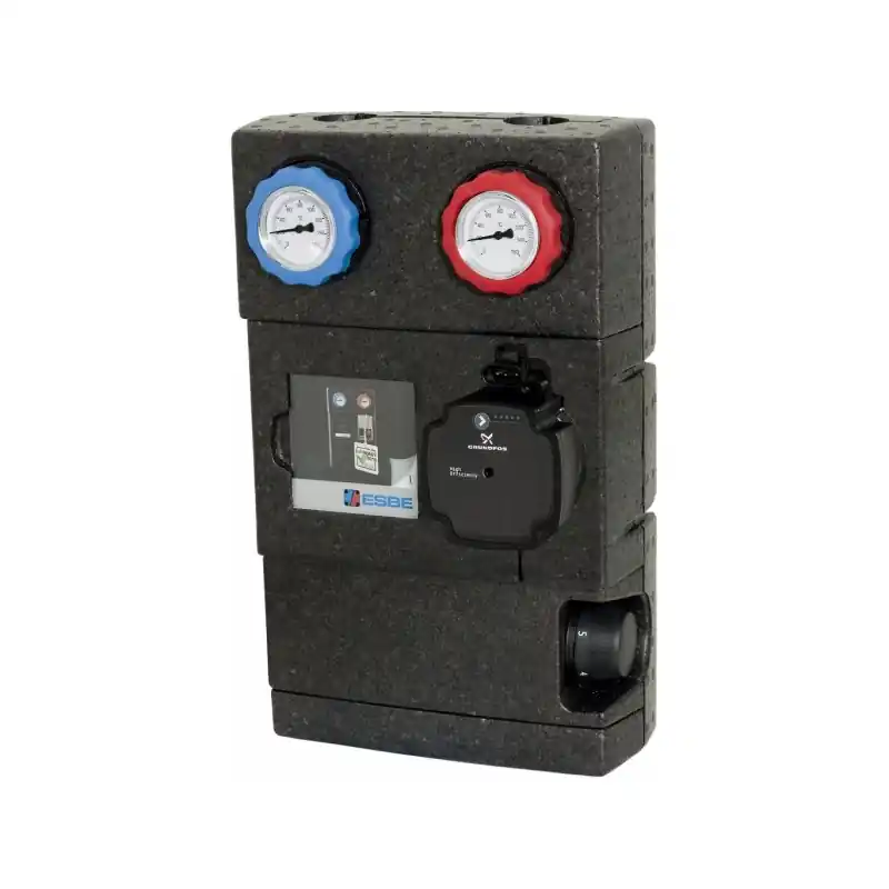 ESBE GFA112, Gruppo di Circolazione a Temperatura Fissa, DN 32, Pompa GRUNDFOS 25-70, Range di Temperatura 20-55 gradi C, Raccordi G 1 1/4", Peso 6.1 Kg - 61020400