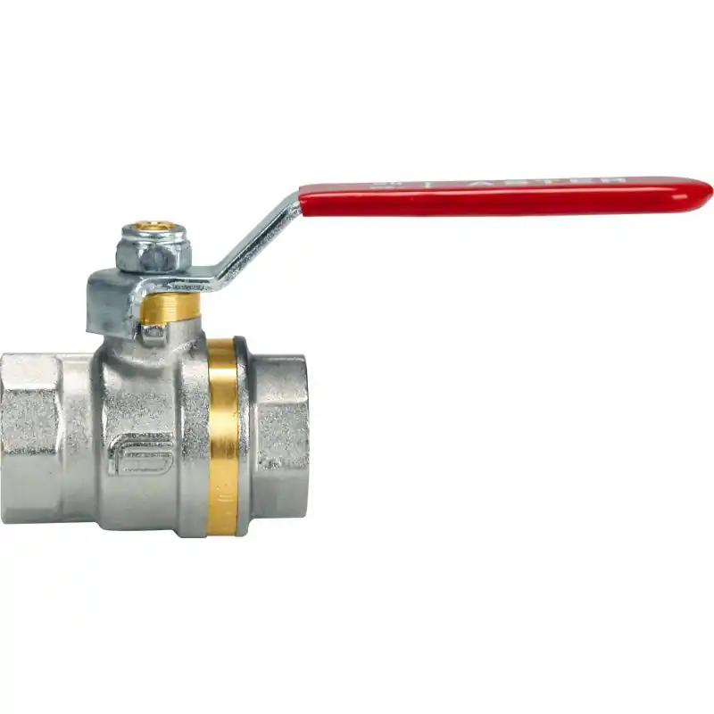 EFFEBI Aster Acs 0814 Valvola Sfera Ø1.1/2" Femmina/Femmina Con Leva Rosso - 0814R408