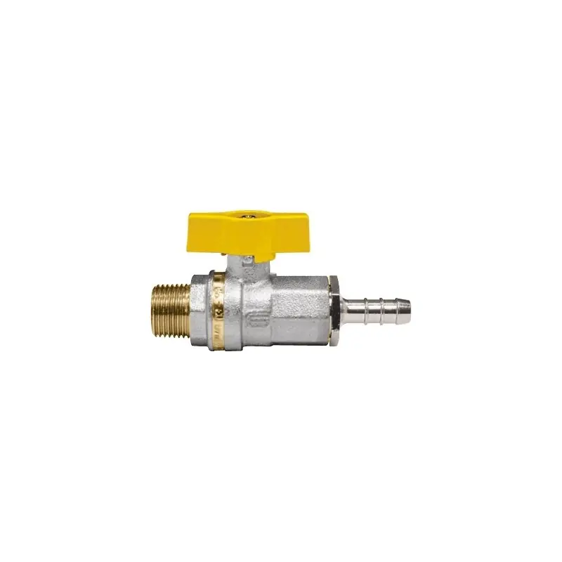 EFFEBI Venus 1022Xa Valvola Sfera Ø3/8" Maschio Con Portagomma Uni 7141-8 - 1022G263XA